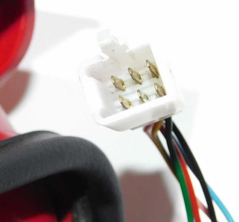 Lampa tylna tył Microcar Dynamic Mc1 Mc2 PRAWA + wkład + żarówki BDB