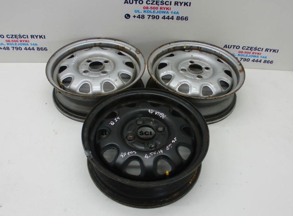 Opel Felga Felgi stalowe 4.5JX14 4X100 ET 45