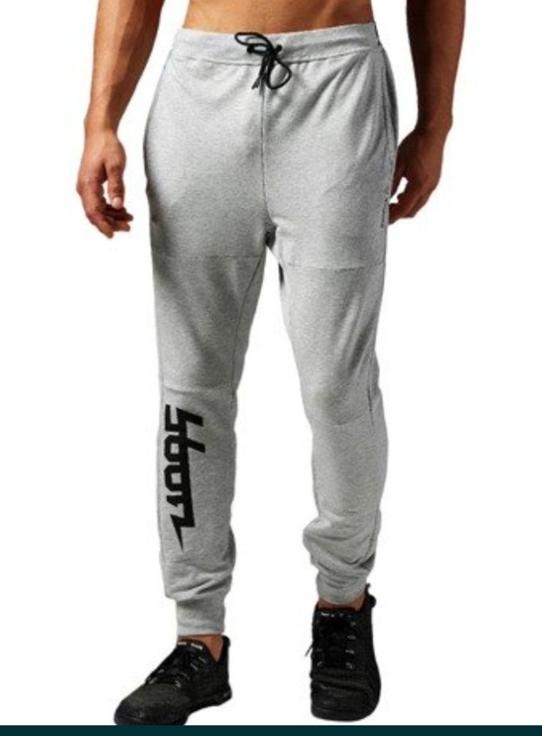 Męskie spodnie dresowe Reebok Workout Graphic Cotton Track Pant