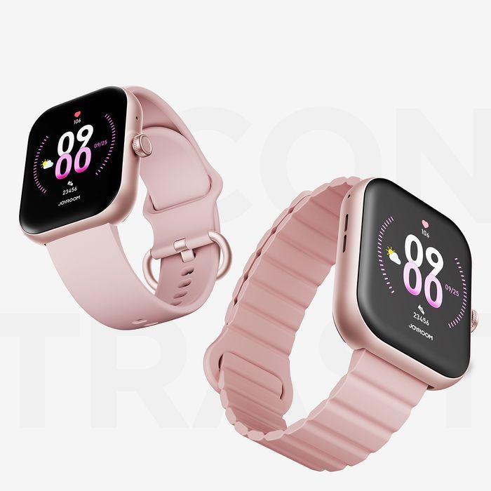 smartwatch fit-life jr-ft5 plus z funkcją odbierania połączeń - różowy