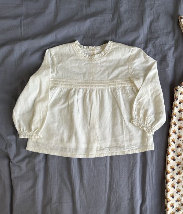 Bluzka w stylu vintage – bawełna, 92-98