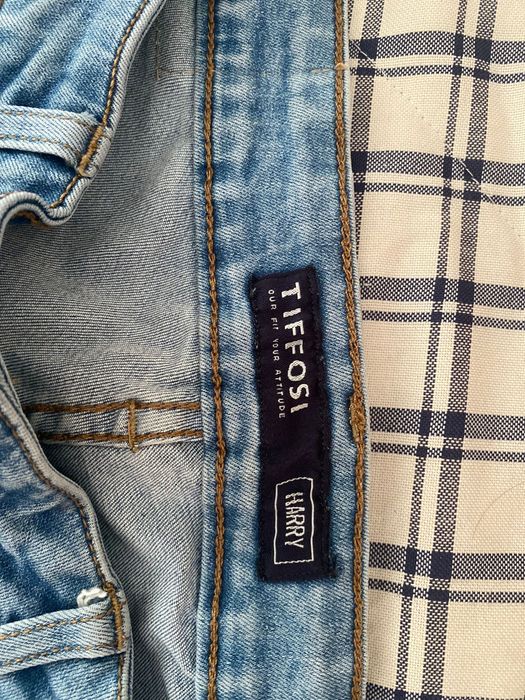 Calças Tiffosi Modelo Harry Com Rasgos Tamanho 44