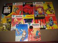 12 Revistas de Banda Desenhada "Tintin" do 9ºAno