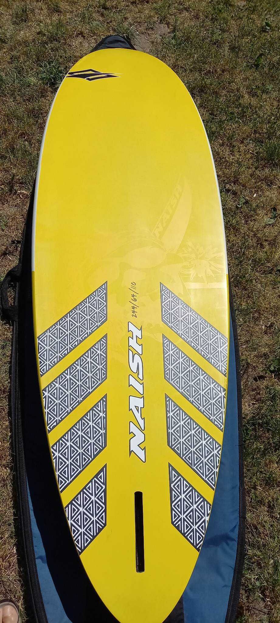 Deska windsurfingowa Naish koncept 110 z pokrowcem  usbox 28 cm