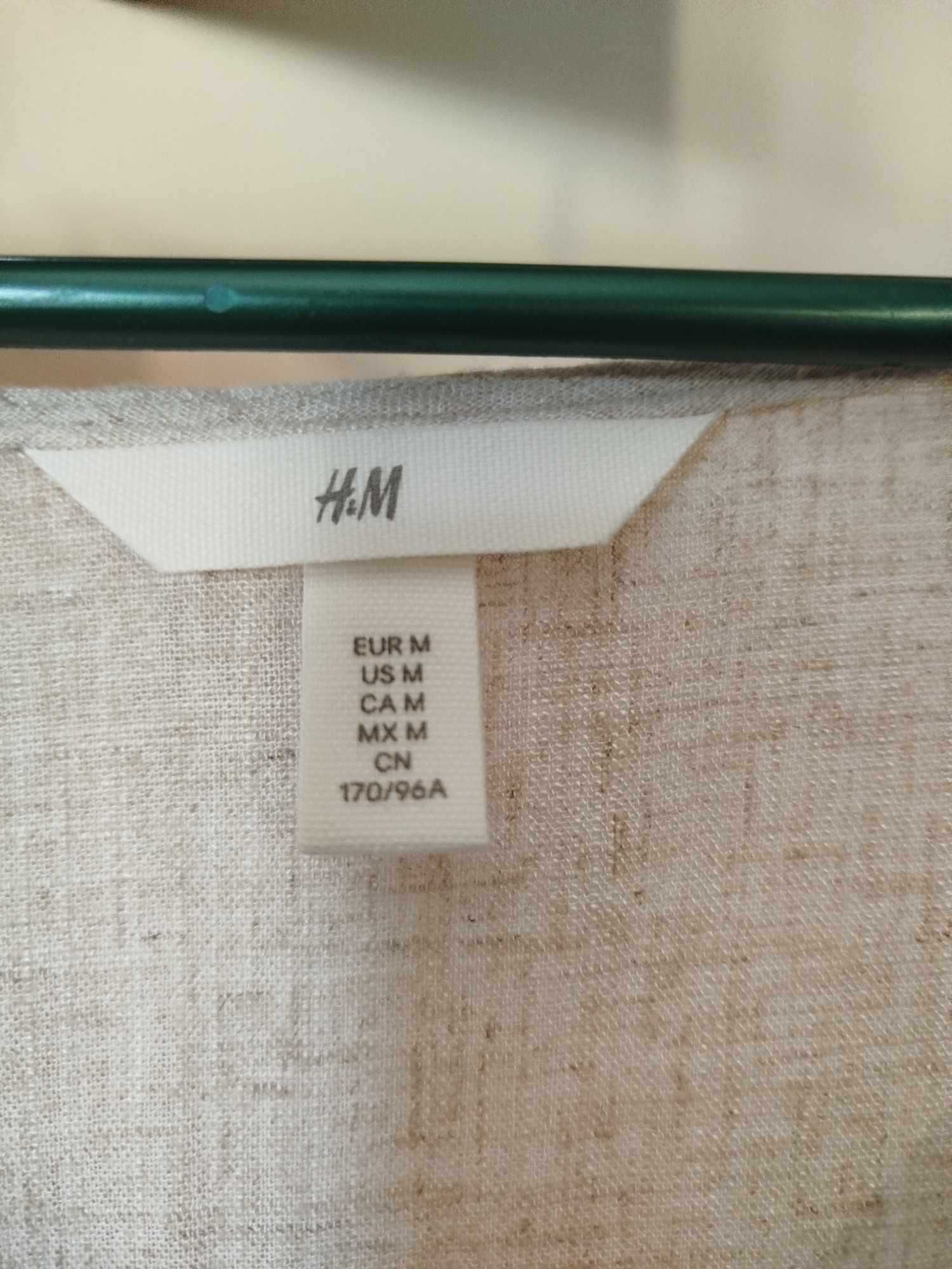 Lniana sukienka H&M