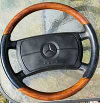 Kierownica drewno drewniana Mercedes AMG  w107 w116 w123 w126 sec sel