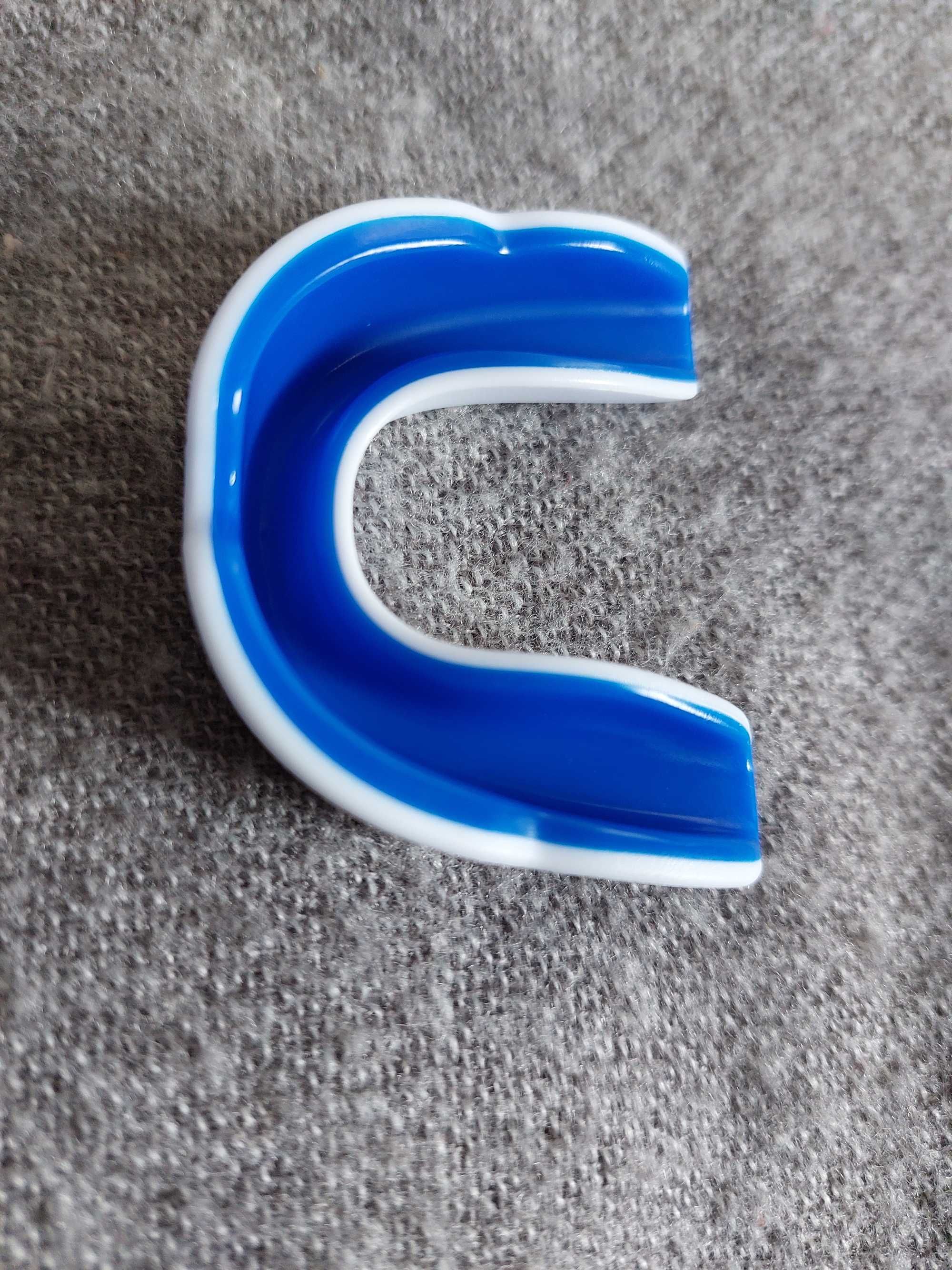Капа для боксу кик боксингу тайского бокса тейквандо 3D Gel Aria Blue