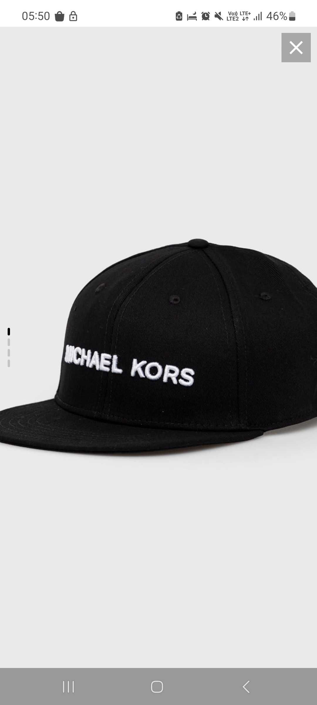 Oryginalna Czapka z daszkiem Michael Kors