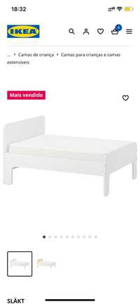 Cama extensivel de criança