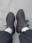 ‼️ Кросівки Adidas Yeezy 350 V2 Black Reflective