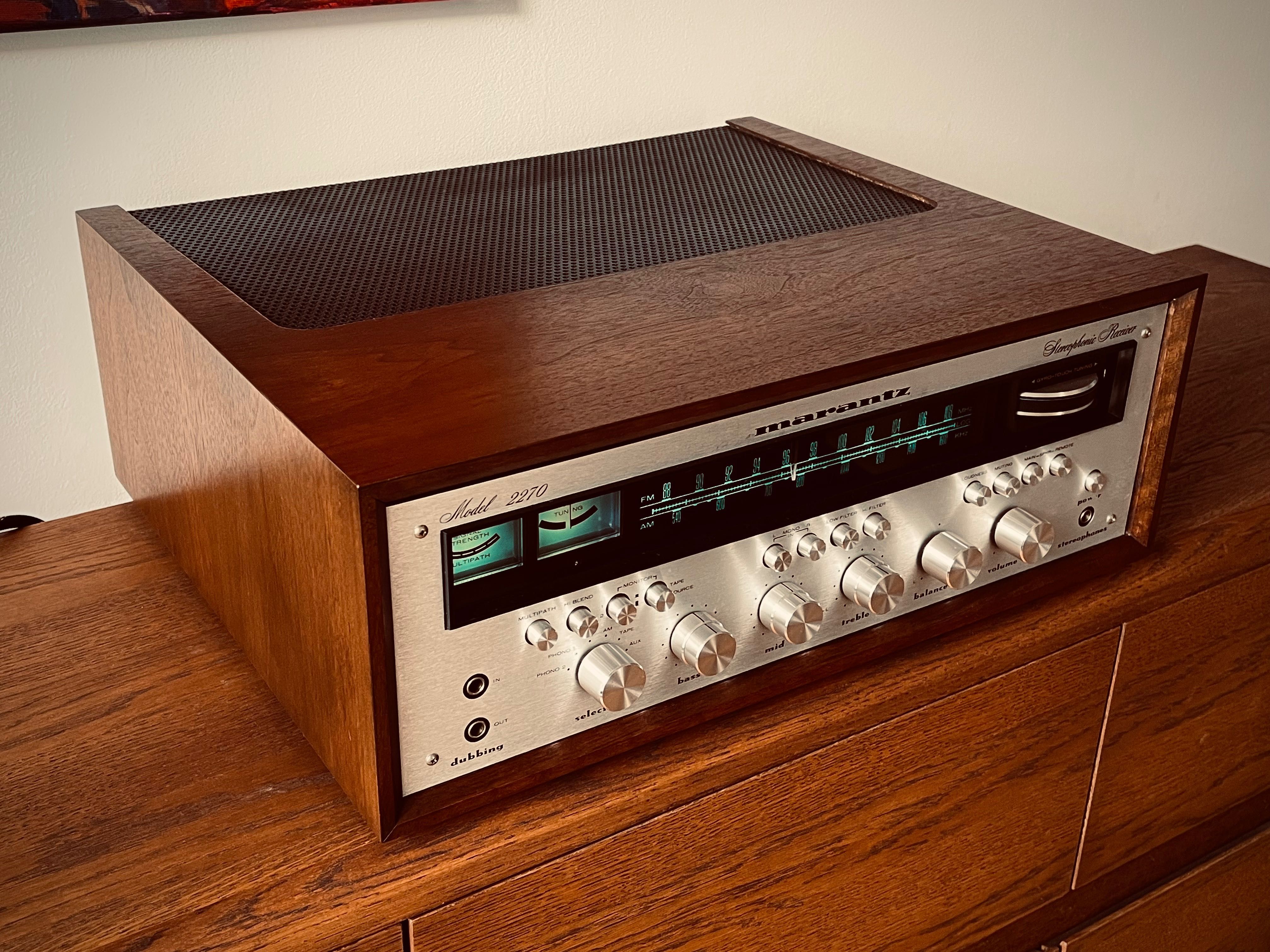 Amplituner Marantz 2270 Oryginał 1974r. "Lampowy" Tranzystor!