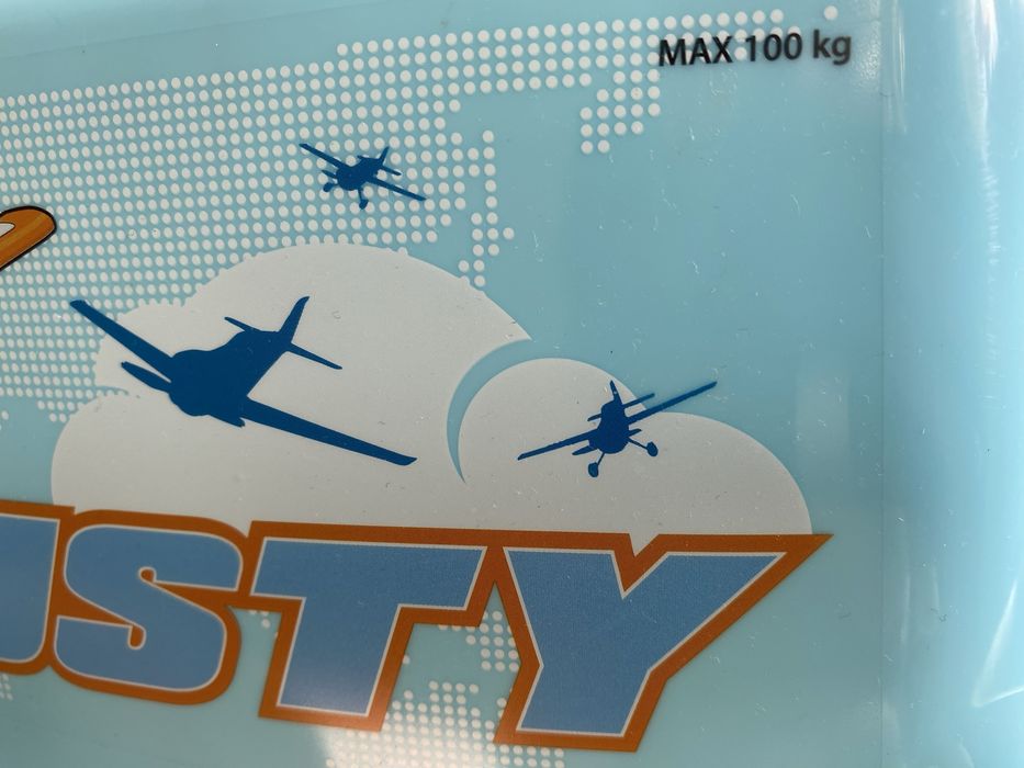 Disney Dusty Zestaw: nocnik, schodek, podkładka Niebieski Stan bdb