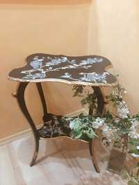 Реставрация стола в стиле шинуазри, редизайн Днепр,реставрация  мебели