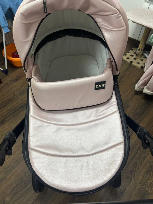 Дитяча коляска 2 в 1 Bair Mirello рожевий перламут
