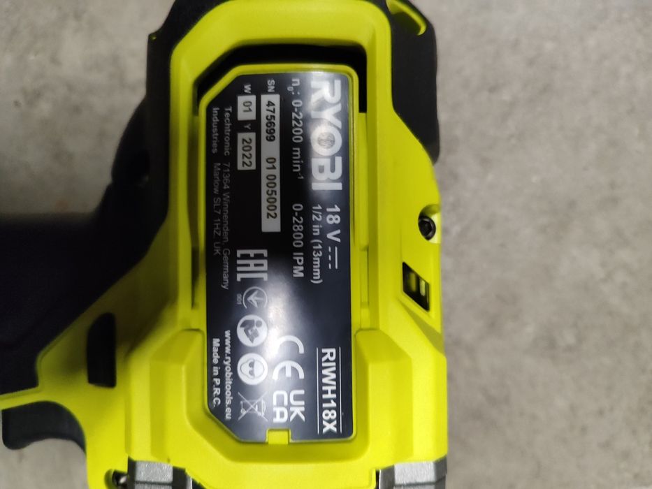 Klucz udarowy Ryobi RIWH18x