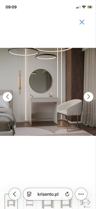 Nowe Biurko z 2 szufladami 80cm