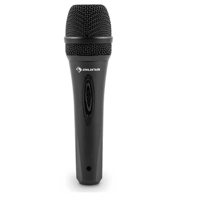 Mikrofon statyw zacisk kabel / zestaw mikrofonowy Auna KM 04