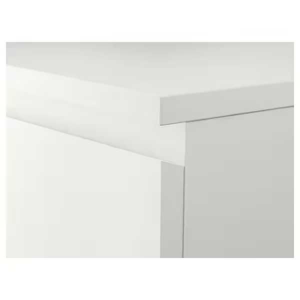 MALM połysk Komoda Nocna Ikea 2 szuflady biała 40x55 Nowa kartony