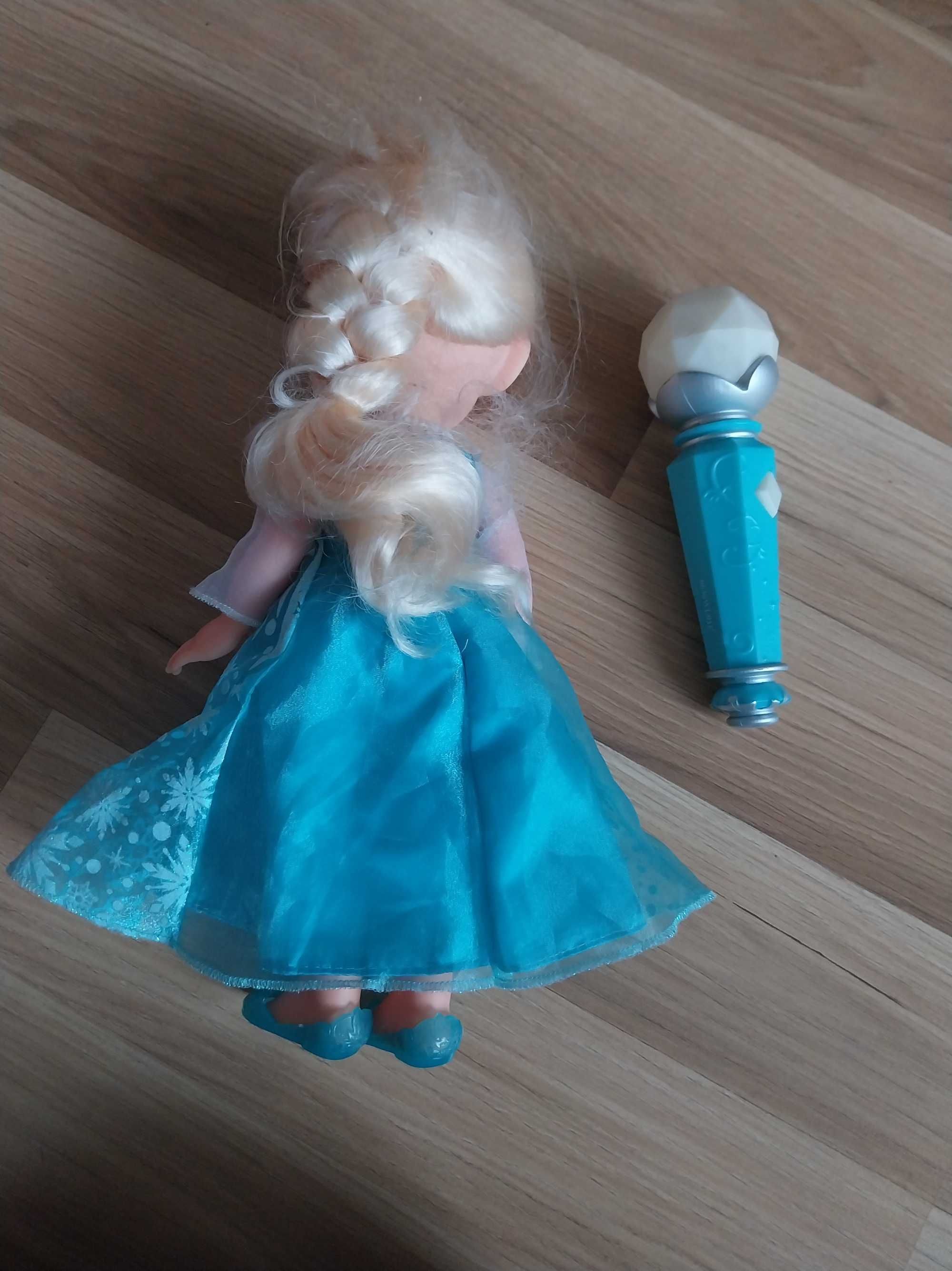 Disney frozen lalka Elsa z mikrofonem