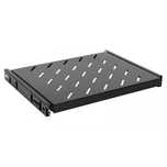 Prateleira 1U telescópica para Rack's Preto Phasak 800