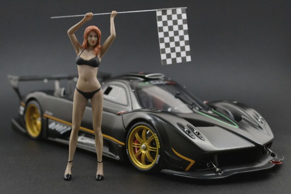 Bianca Racing Girl Figurka 1:18 PMA F1 Red Bull Renault NO CAR