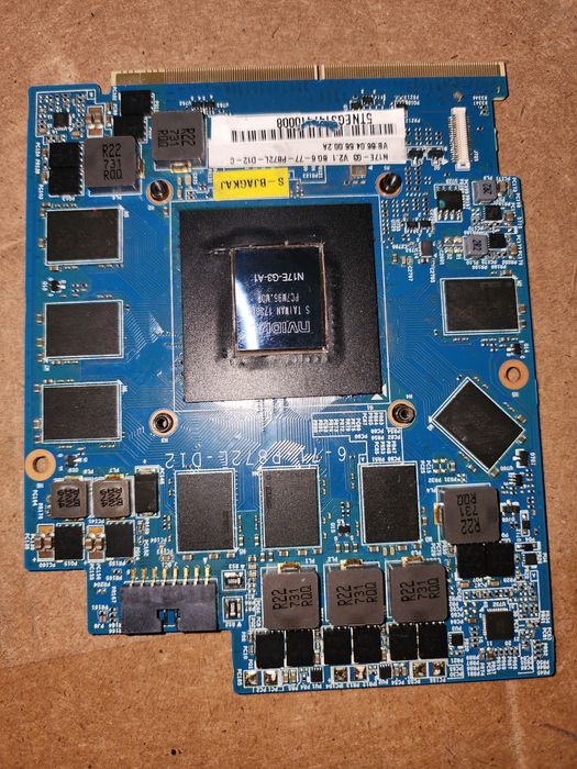 Відеокарта Nvidia GeForce 1080 8Gb мобільна дискретна