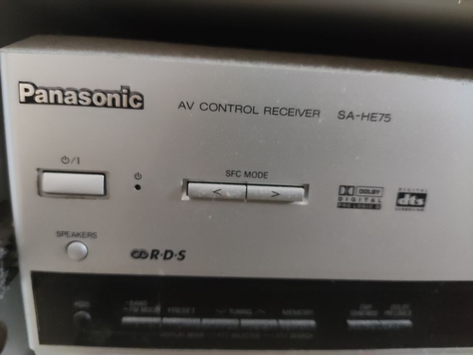 JAMO kino domowe zestaw głosników plus amplituner Panasonic