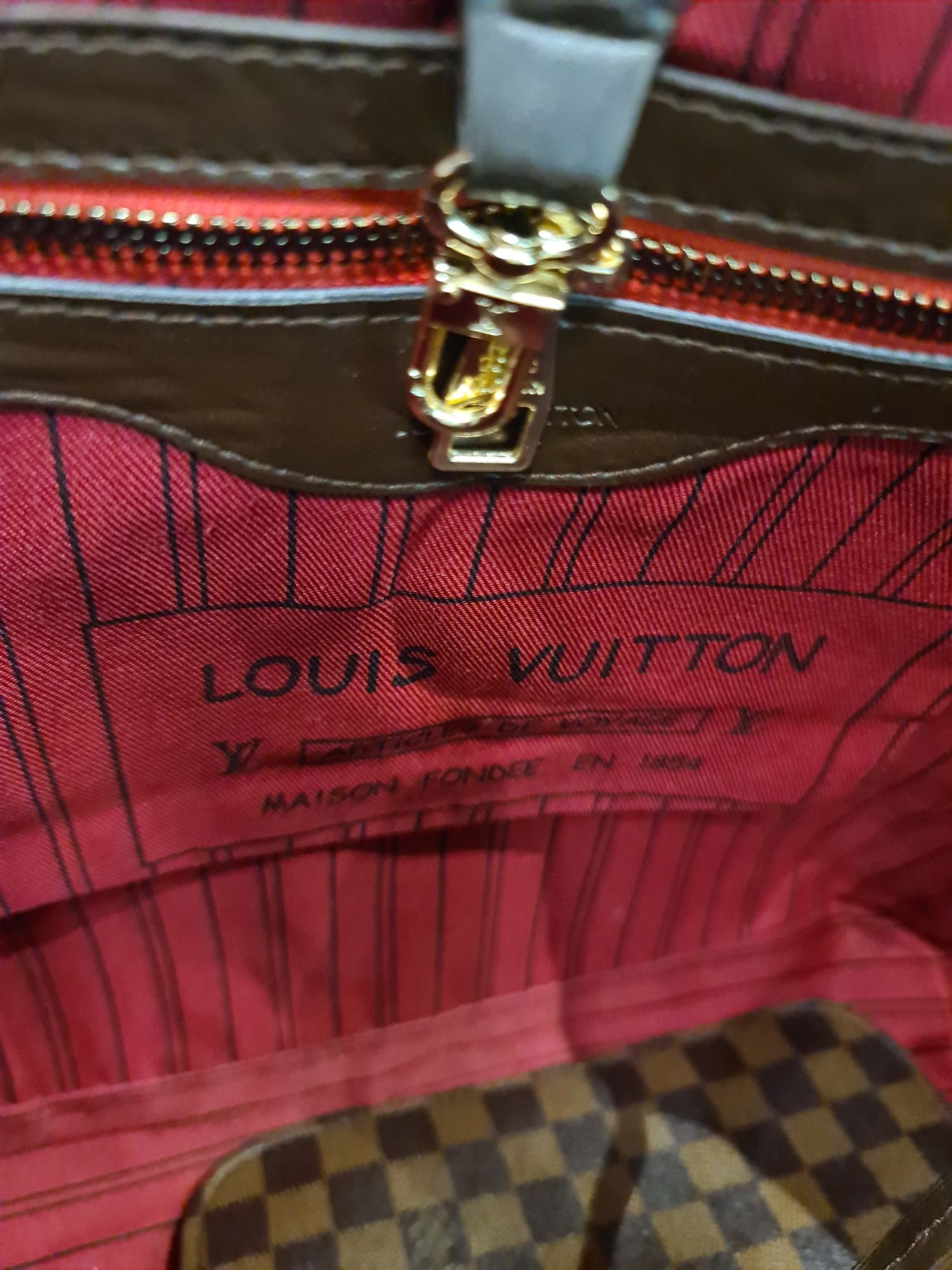 Louis Vuitton Neverfull Damska shoperka