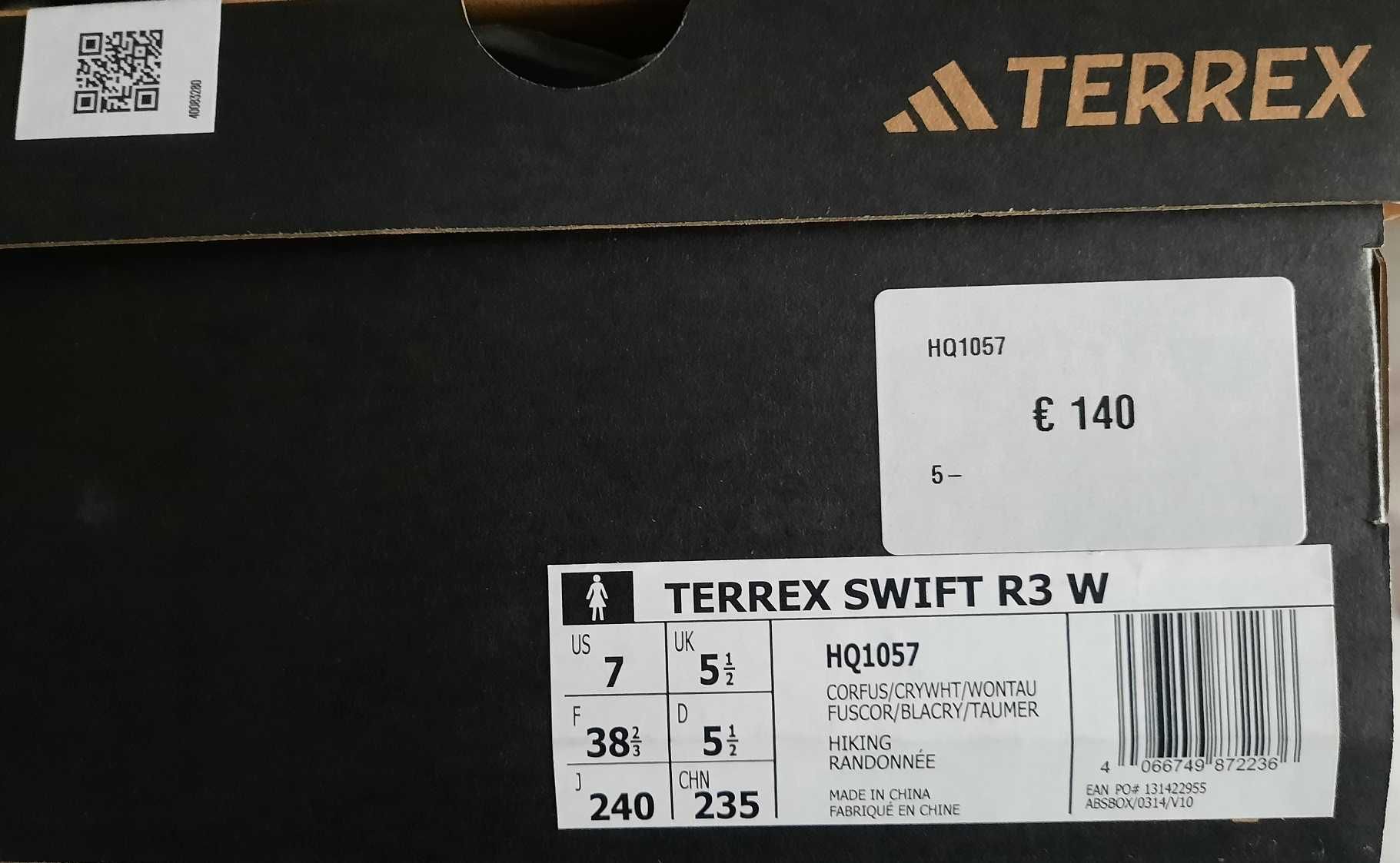 Adidas TERREX SWIFT R3 HQ1057 / buty trekkingowe /R. 38 2/3