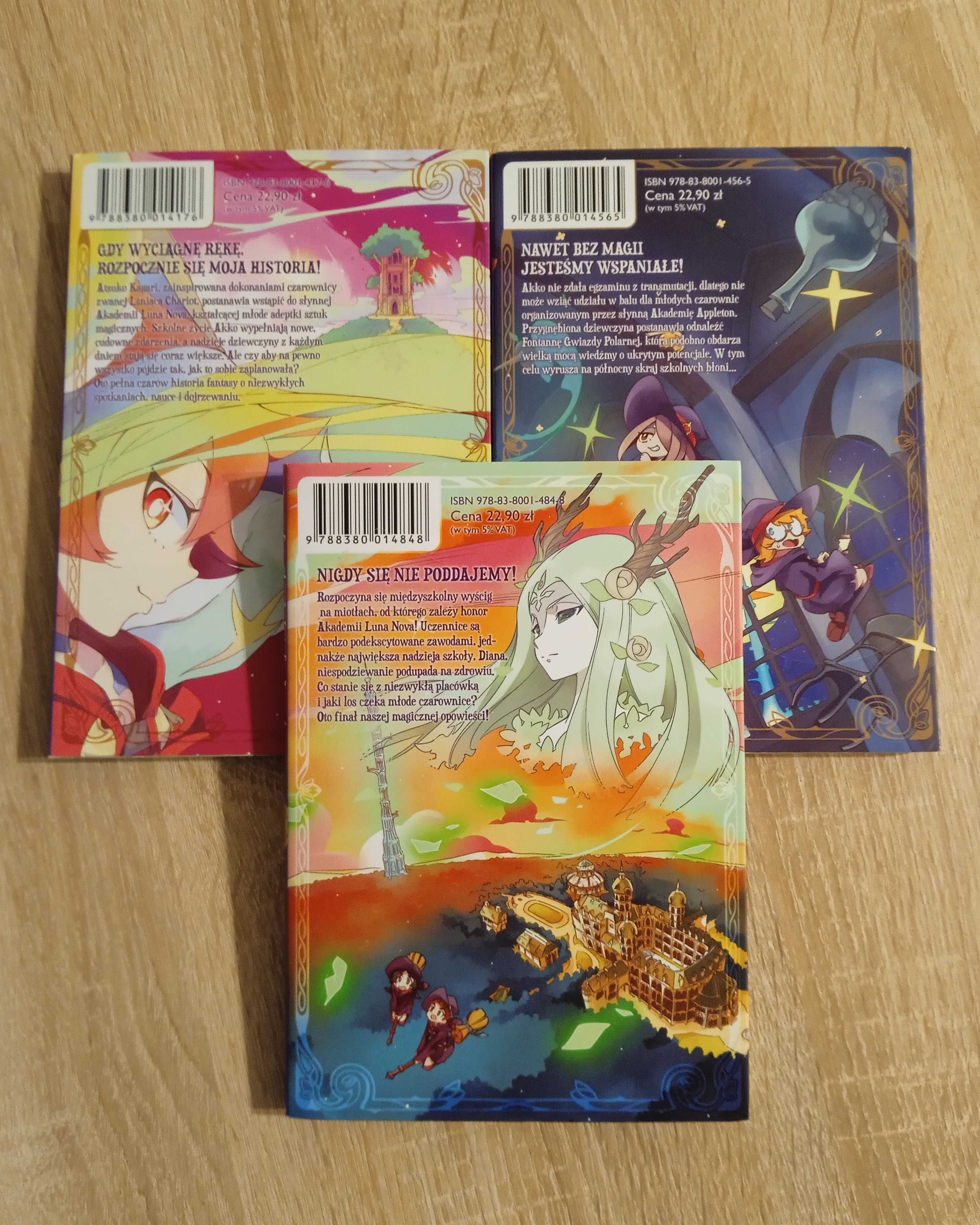 Manga Little Witch Academia - tomy 1-3 (komplet)