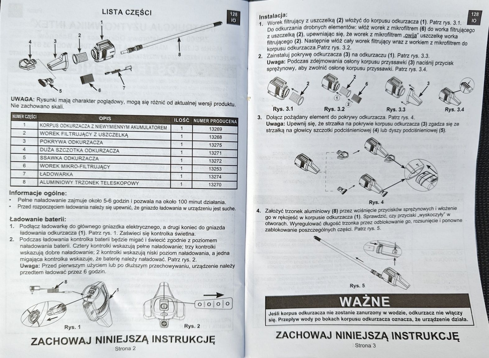 Odkurzacz do basenu INTEX