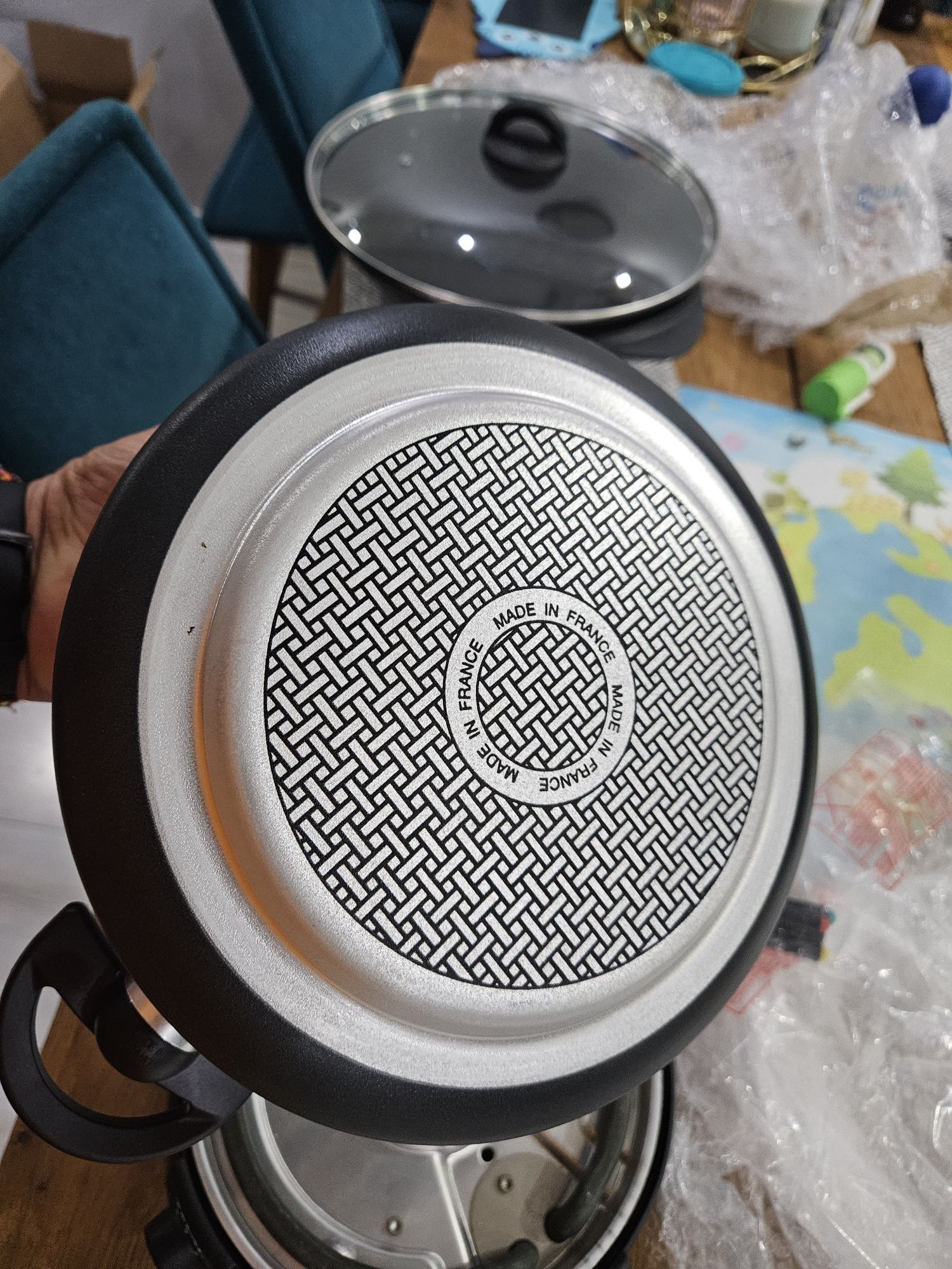 Tefal elektryczny  wok fondue 2w1