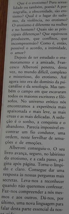 O Erotismo de Francesco Alberoni