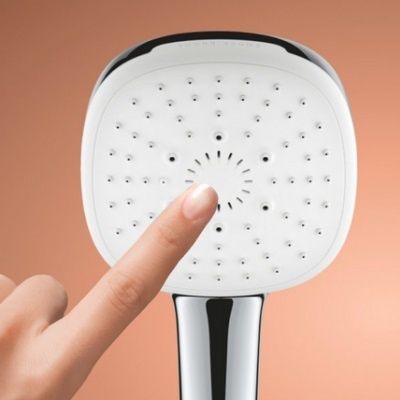 Стойка GROHE Tempesta Cube 110 , лейка 3 режима с полочкой , 27576003