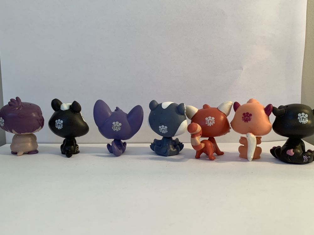 LPS Littlest Pet Shop - siedem różnych figurek do skanowania