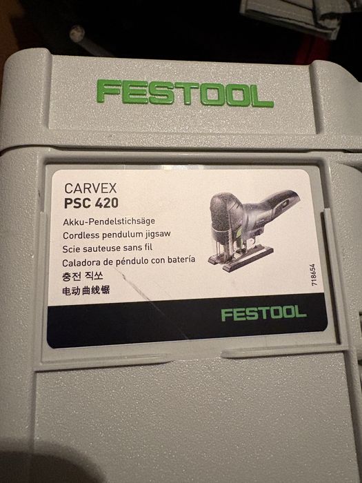 Nowa wyrzynarka do drewna festool carvex psc 420