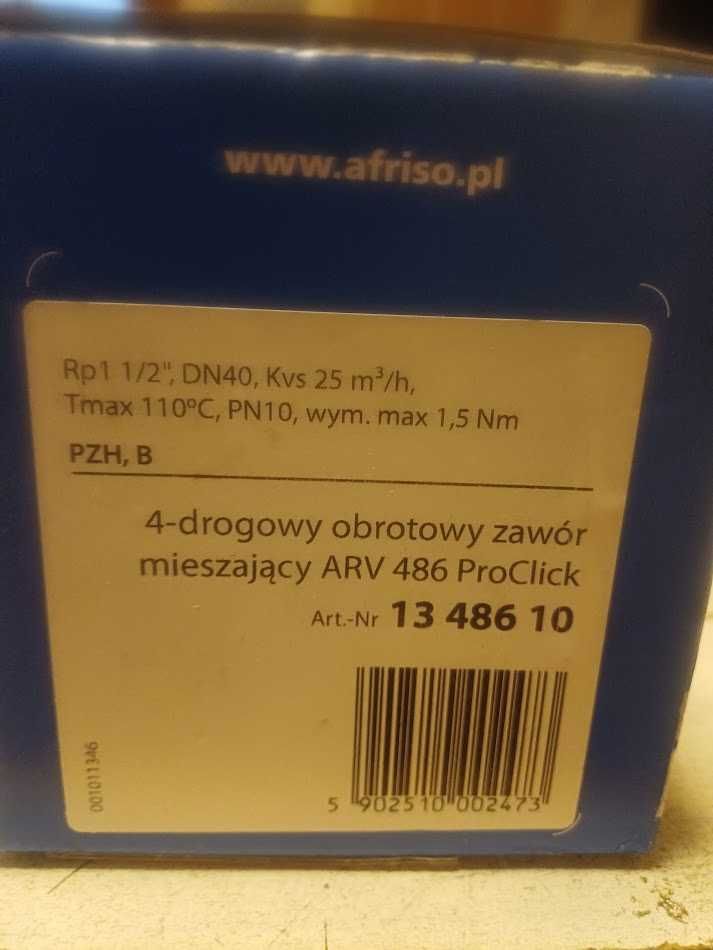 Zawór mieszający4-drogowy obrotowy   ARV 486 ProClick, DN40, Rp1 1/2",