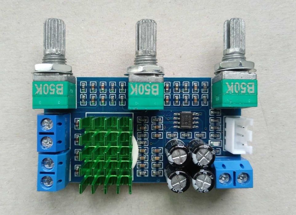 Стерео усилитель мощности с темброблоком ТРА3116D2  2 канала по 50 W