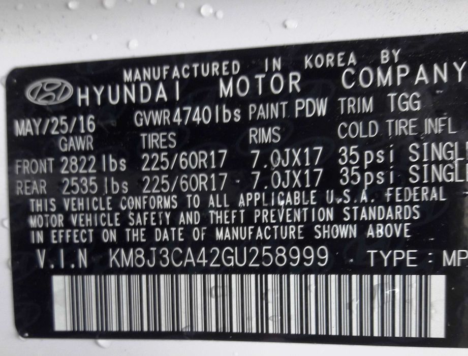 Хендай Туксон 2016