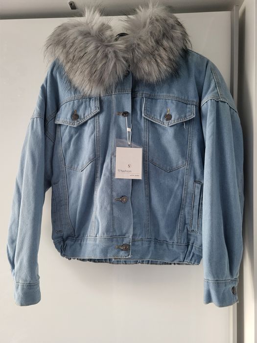 Kurtka jeansowa  ocieplana
