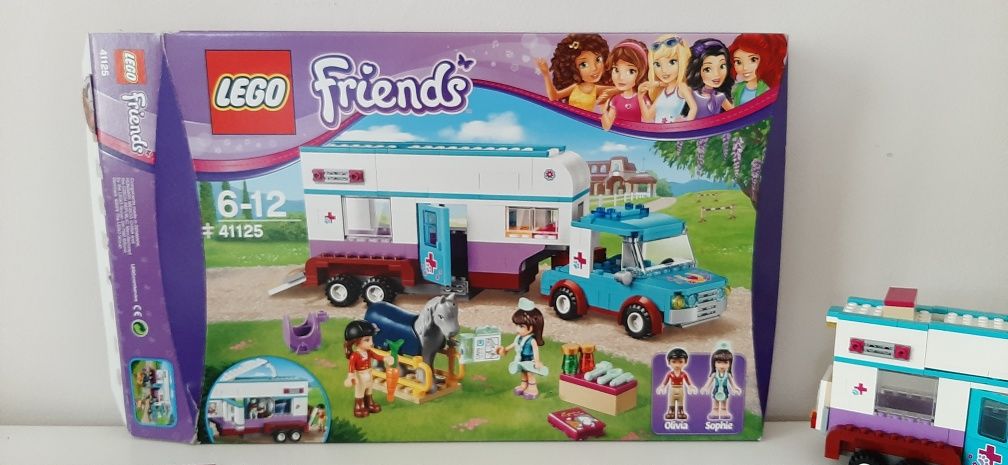 Lego friends 41125 przyczepa lecznicza dla koni weterynarz