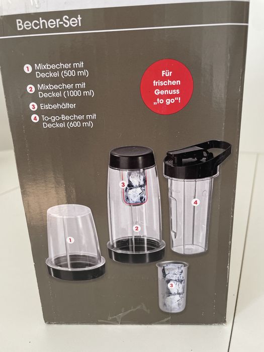 Zestaw pojemników kubki na smoothie  goraca zimna żywności