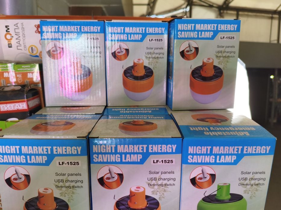 До 10ти часов!!! Лампа кемпинговая юсб с аккумулятором солнечная панел