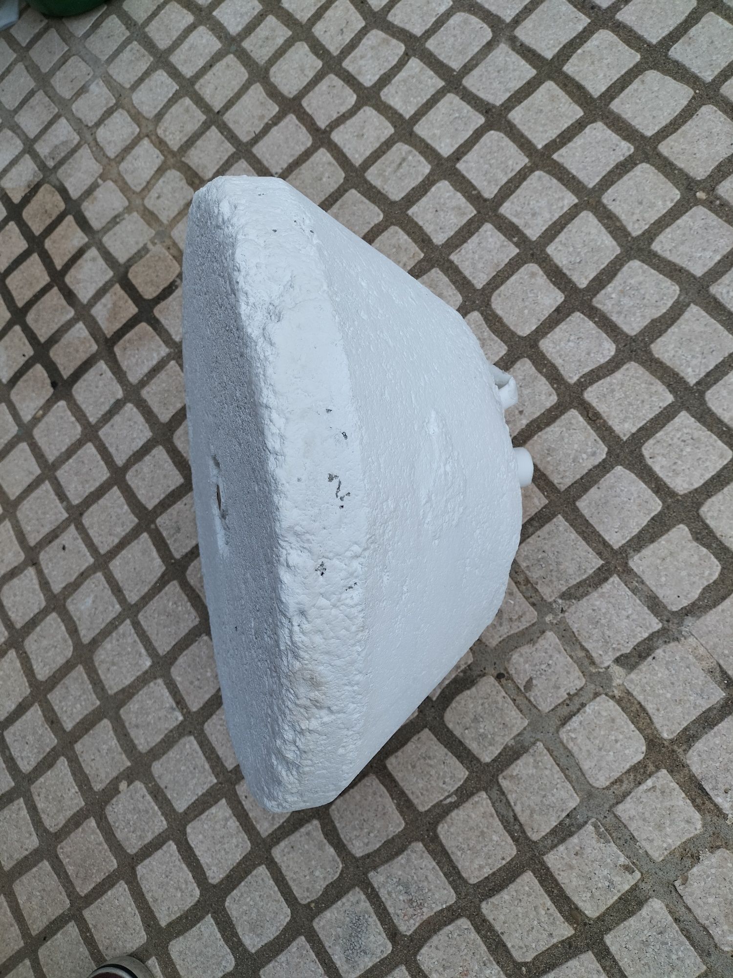 Base de cimento  pesada