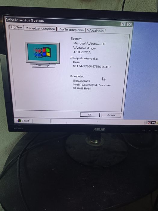 Retro komputer celero 400mhz