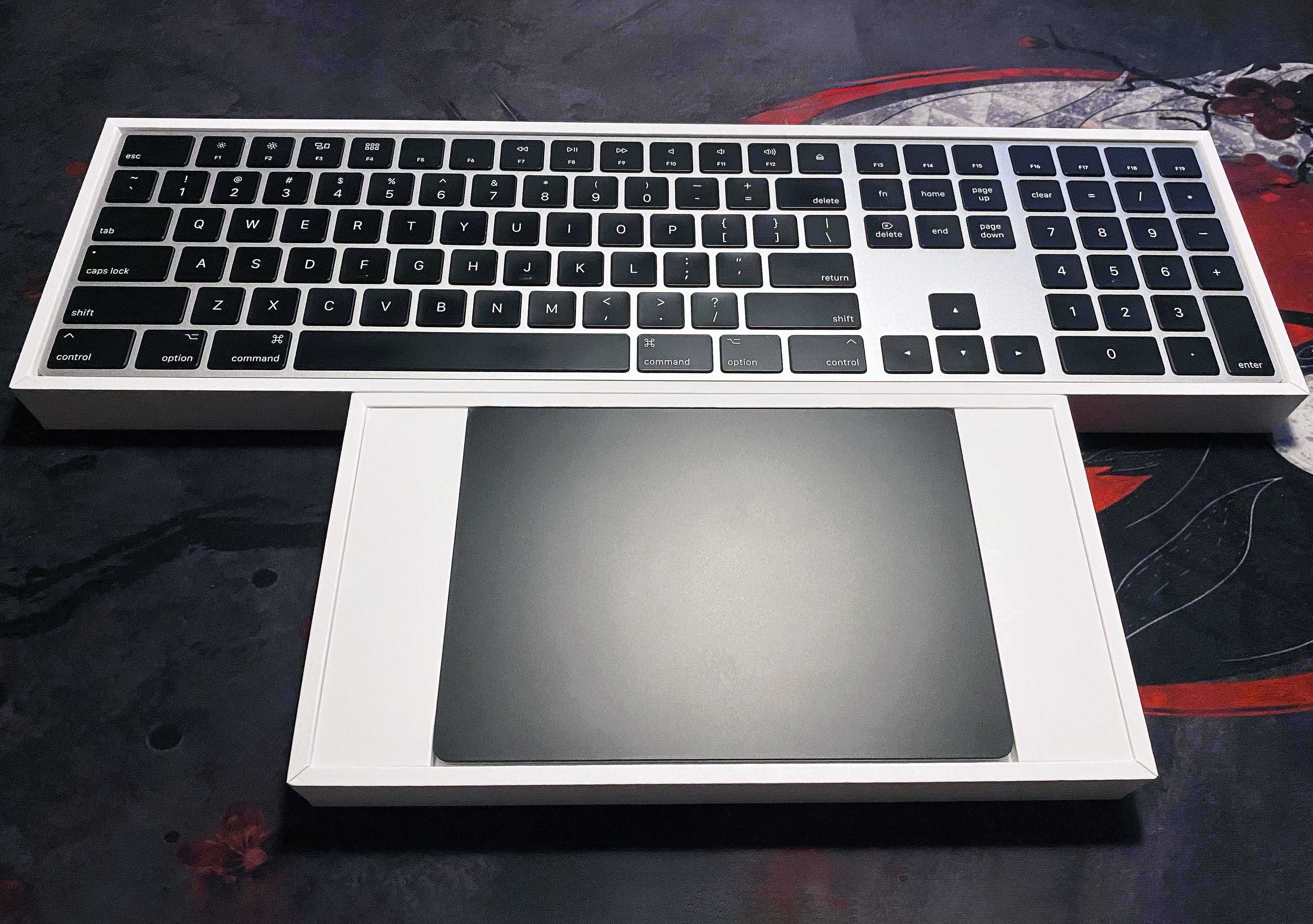 Set Apple Magic Keyboard + Apple Magic Trackpad black/комплект/набор