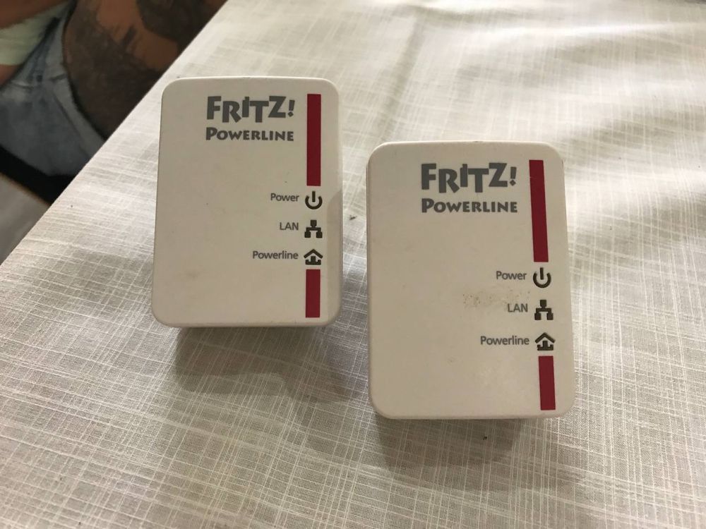 FRITZ!Powerline (Conjunto de 2) – Adaptador LAN por rede elétrica