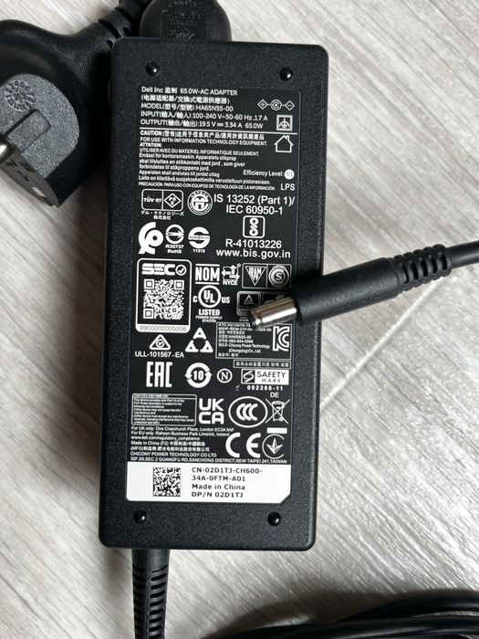 Dell 65W Зарядка для ноутбука Dell оригінал (HP)