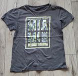 Koszulka t-shirt chłopięcy szary 128