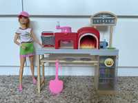 Barbie zestaw pizzeria ciastolina